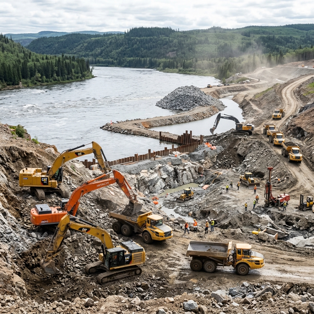 Terraplanagem e Escavação em Rocha para Hidrelétricas: Quando Contratar Especialista e Quando o Barato Sai Caro